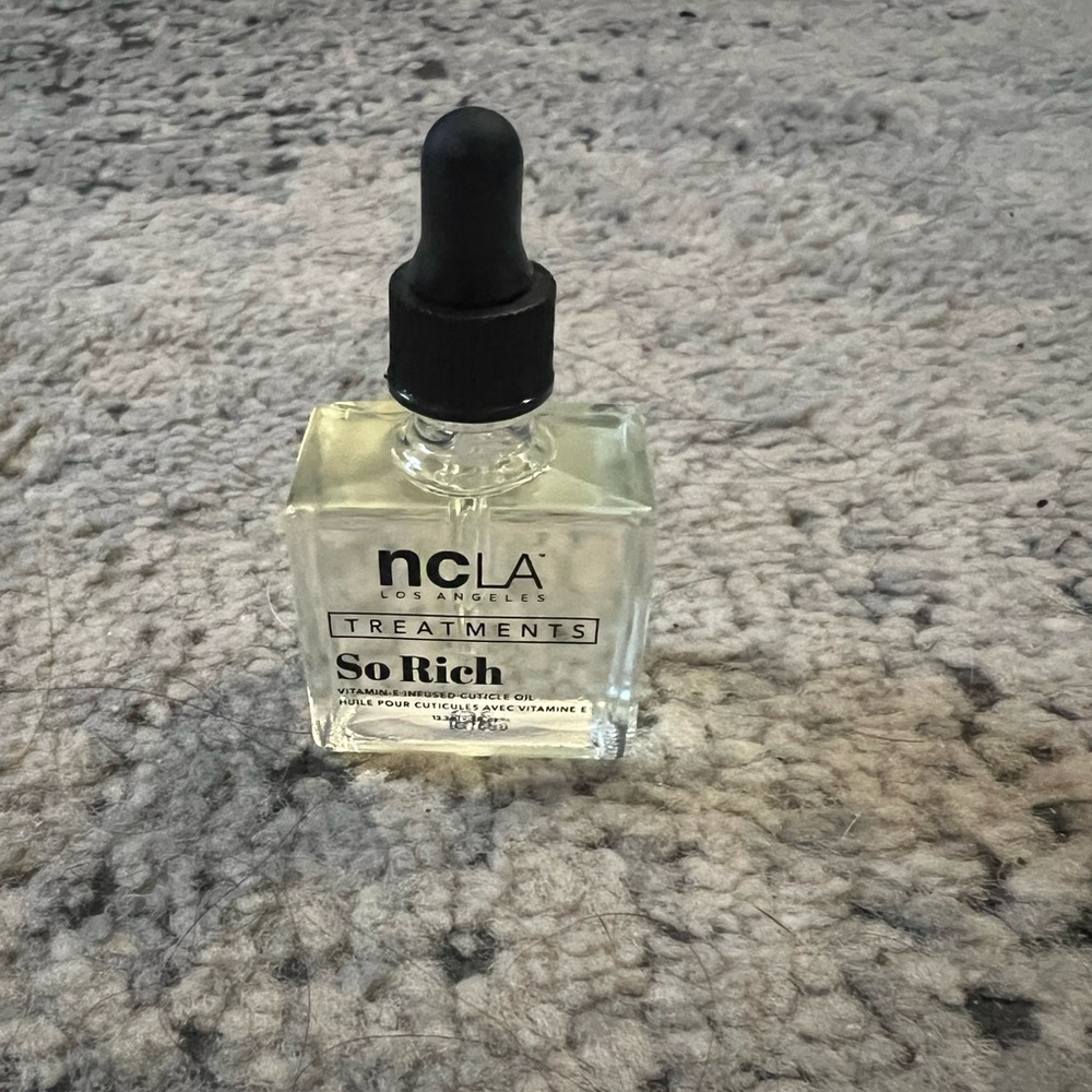 NWT! NCLA So Rich Treatments Cuticle Oil - Clear Bottle with Dropper